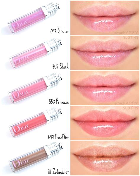 dior addict lipgloss review|Dior lip gloss color chart.